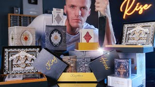 UNBOXING a MASSIVE LUXURY Playing Card Collection!! (extremely rare)