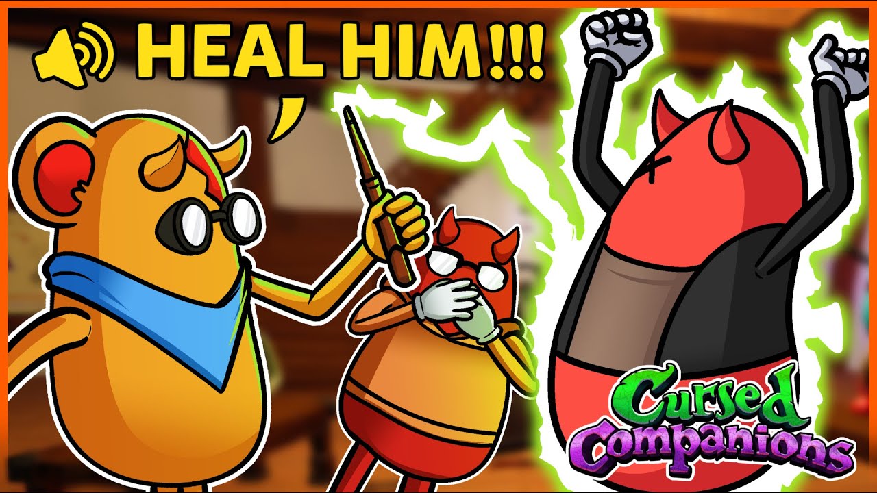 WE CONTROL THIS GAME WITH OUR VOICE?!?! [CURSED COMPANIONS] - YouTube