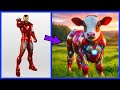 AVENGERS But COW 🐂 VENGERS 🔥 All Characters (marvel & DC) 2024💥