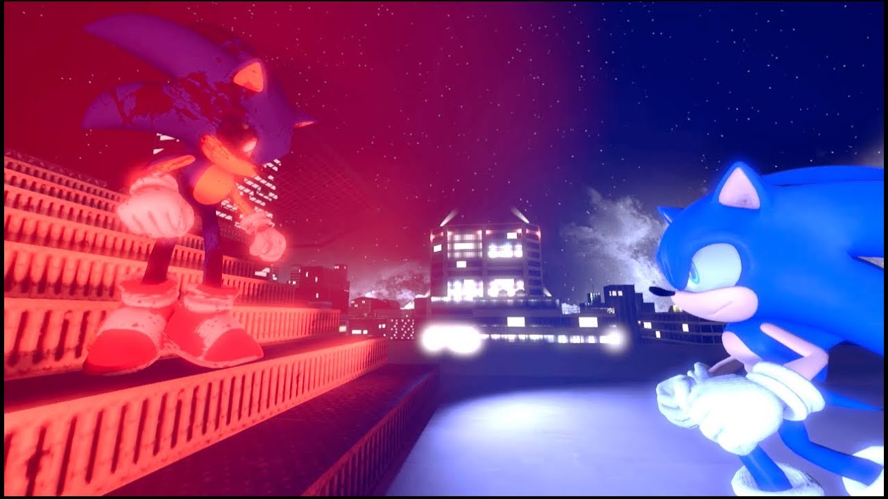 Dark Sonic vs Sonic.exe  Sprite Battle on Make a GIF