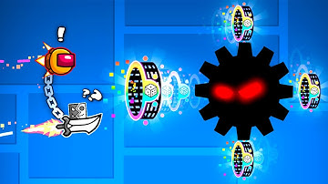 СМЕРТЕЛЬНАЯ СВЯЗЬ на СЛУЧАЙНЫХ ПОРТАЛАХ в Geometry Dash