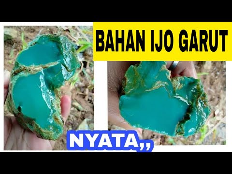Ijo garut asli - hijau garut green chalcedony. 