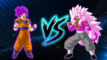 🤯(NEW) ULTRA EGO GOKU VS SSJ5 GOKU BLACK IN JUMP FORCE MUGEN