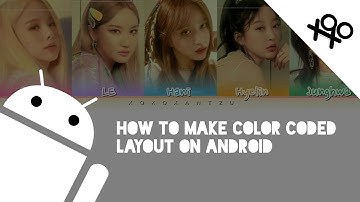 HOW TO MAKE Color Coded Lyrics [JAEGUCHI layout (5 members ver.)] on Android | xoxoxantzu