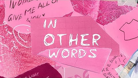 Ed Sheeran - In Other Words [Lyric Video]