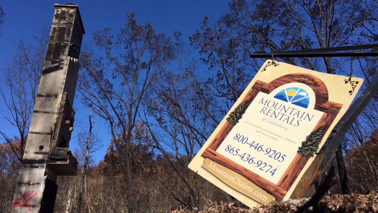 Gatlinburg Chalet Village Damage - December 2, 2016