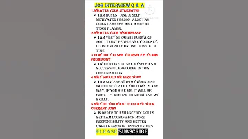 #job interview questions and answer /interview answer#english