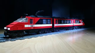 LEGO Train Set 7745 - TGV High-Speed Express Passenger Train from the Year 1985 - Onboard View