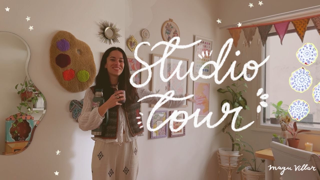 Tour por mi estudio creativo✹ [Diario de una ilustradora freelance]