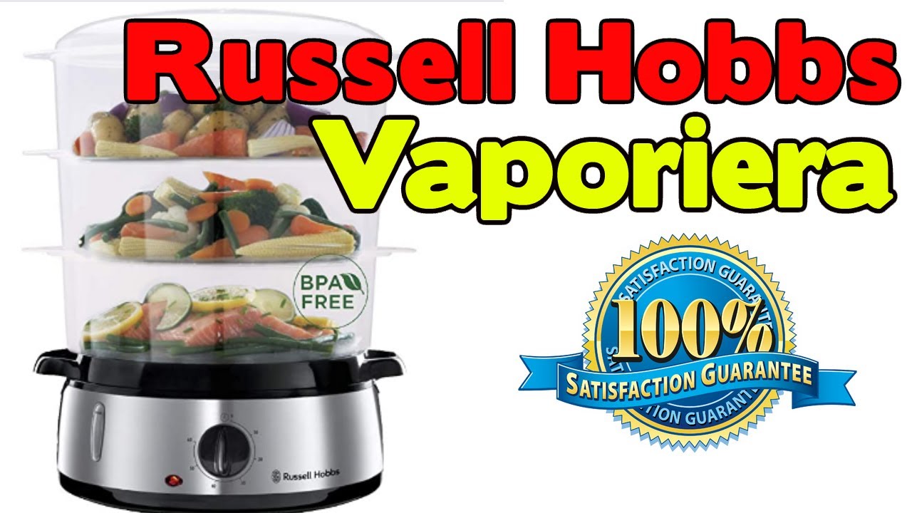 Russell Hobbs 19270-56 Vaporiera 800 Watt 9 Litri Acciaio Inossidabile 