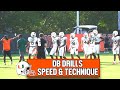 Defensive Back Drills | Speed & Technique | James Williams, Avantae Williams & Al Blades Jr.