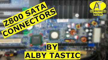 HP Z800 SATA II ports, cables and connectors