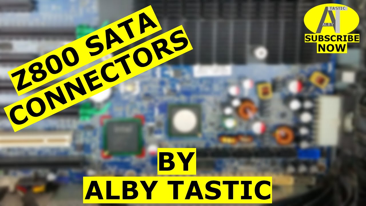 HP Z800 SATA II ports, cables and connectors - YouTube