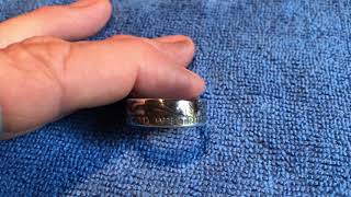 Making A Silver Coin Ring For A Friend (Part 4)