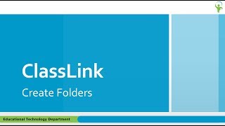 ClassLink Create Folders screenshot 1