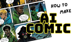 How to make AI comic page under few minutes | REUPLOAD