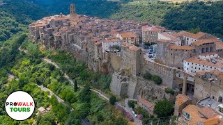 Pitigliano Drone Tour in Tuscany, Italy