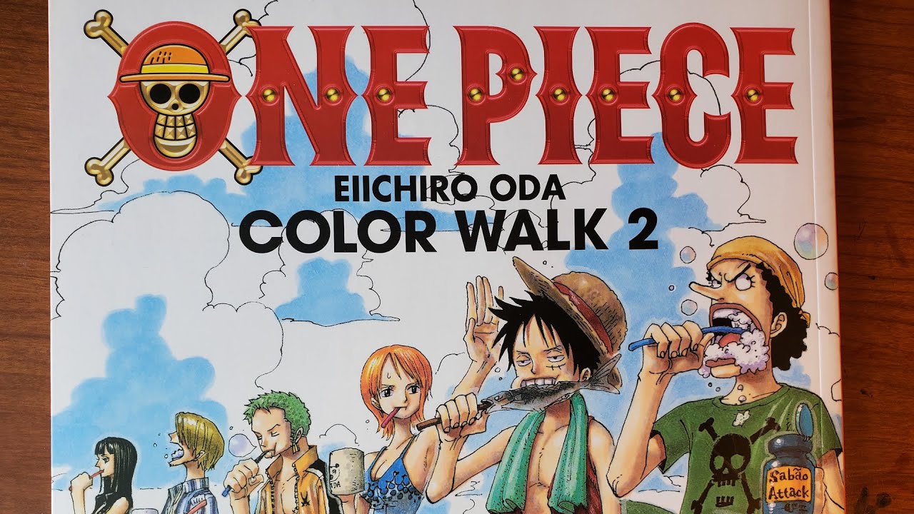 One Piece Color Walk 2 Art Book Flip Through Youtube