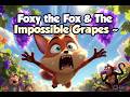 The Fox Lied About the Grapes?! 😂🍇 | Funny Kids Story #kidsvideo #kidscartoon #kidslearning #yt