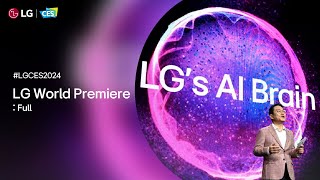 LG at CES 2024 : LG World Premiere – Full I LG screenshot 5