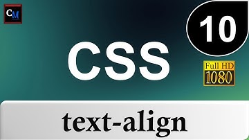 10 - Curso de CSS - text-align