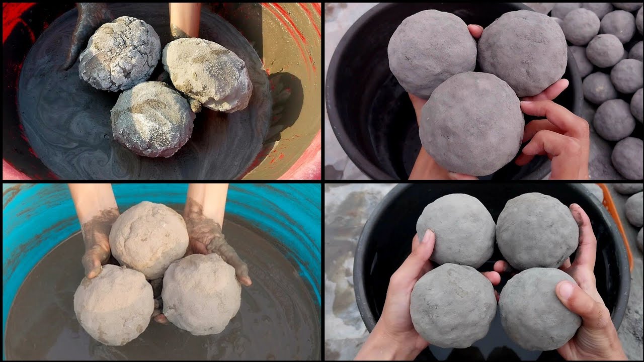 ASMR: Pure cement dry&crumbling on the Paste compilation edits