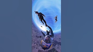 #skysurf led tracking jump with @redbull @Redbullskydiveteam #sunset