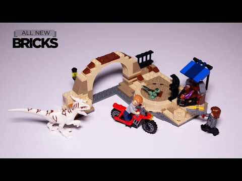 Lego Jurassic World 76945 Atrociraptor Dinosaur Bike Chase Speed Build