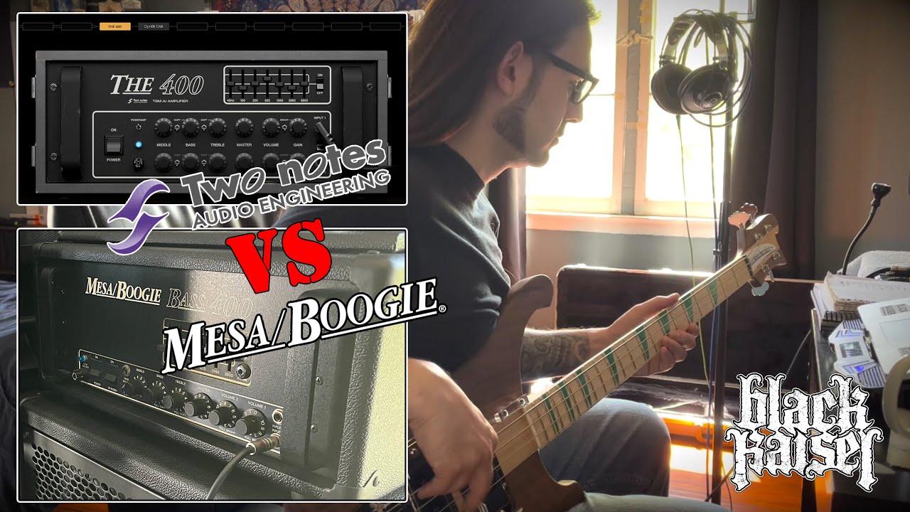 Mesa/Boogie 400 vs Two Notes 400 Genome Plugin | Rickenbacker 4003 "Al Cisneros"