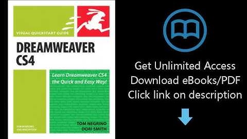 Download Dreamweaver CS4 for Windows and Macintosh: Visual QuickStart Guide PDF