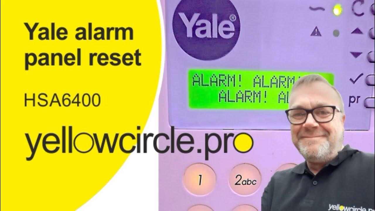 Yale alarm panel reset after alarm is triggered YouTube