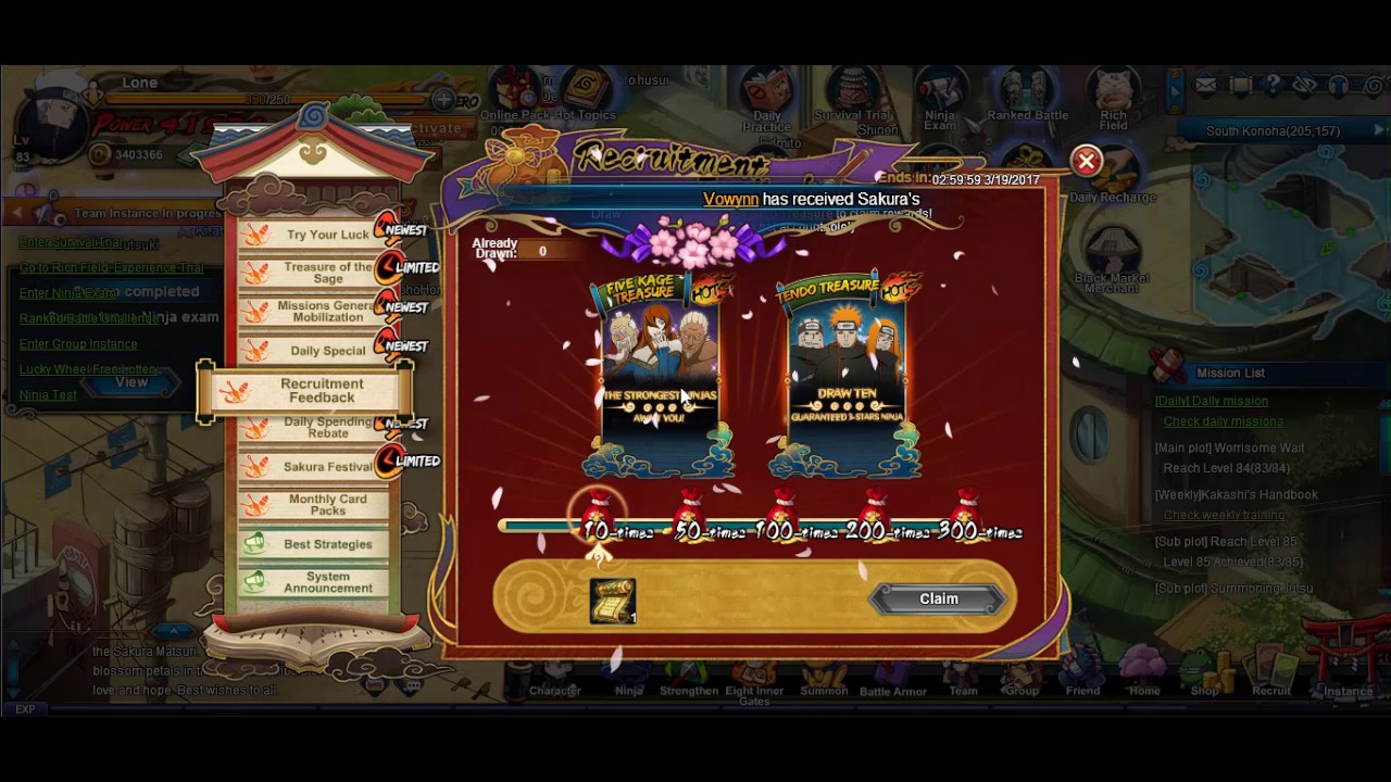 Naruto Online: New Events | 16/3/17 - YouTube