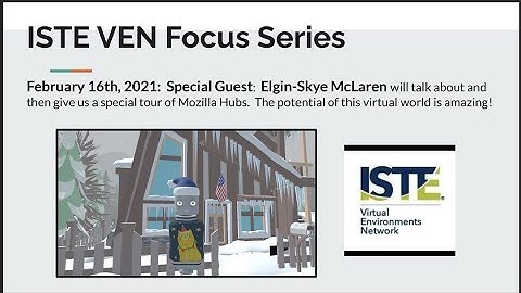 ISTE VEN Focus Series with Elgin-Skye McLaren