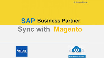 SAP Business Partner Sync with Magento E-Commerce