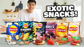 Rating *6* Exotic Snacks You Wont Find In The (U.S)!!