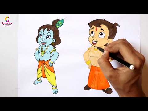 Chhota Bheem Song 😘 Chhota Bheem aur krishrna drawing 💕 Chhota Bheem  drawing 🥰 Chhota Bheem#shorts