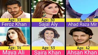 Real Age Comparison of Pakistani Actors And Actresses | Pakistani Dramas aur TV Actors Ki Asal Age