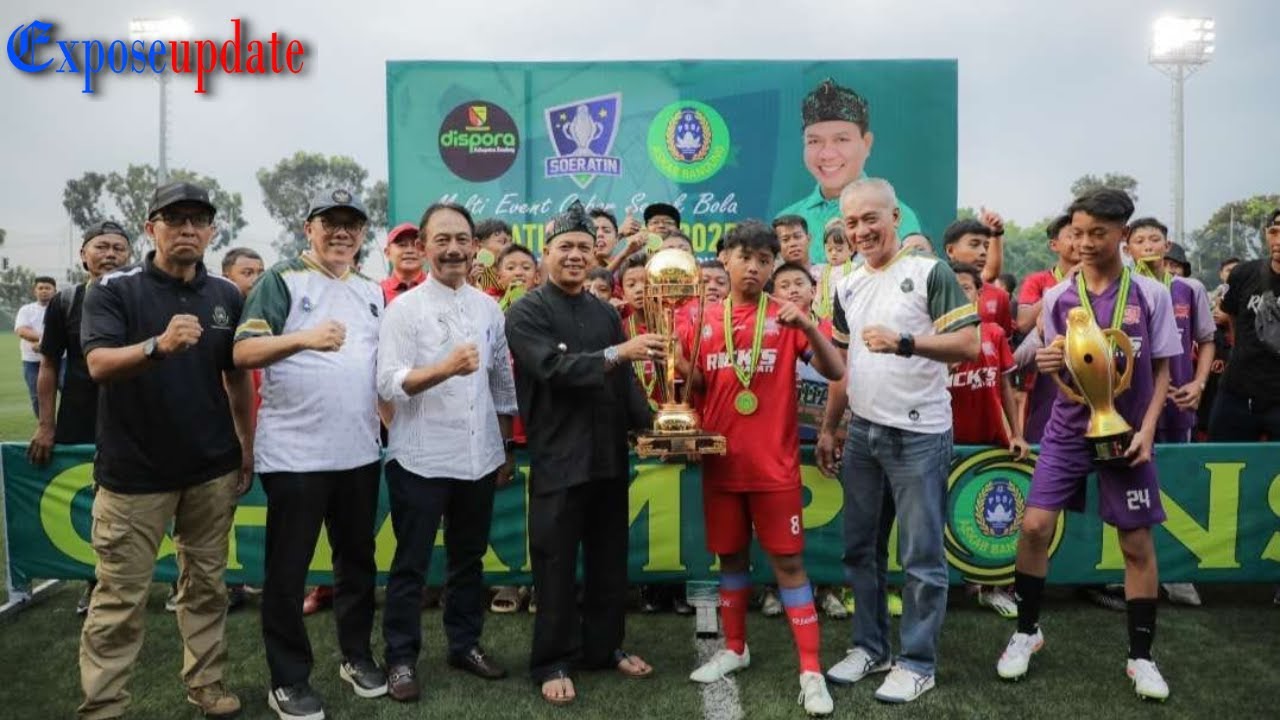RICK'S SAYATI FC JUARA SOERATIN CUP 2025, BUPATI BANDUNG SEBUT BANYAK BIBIT PESEPAK BOLA HEBAT