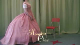 Victorian fashion: How to sit in a hoopskirt (crinoline)?