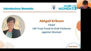 UN Trust Fund's Annual Report 2023 Webinar