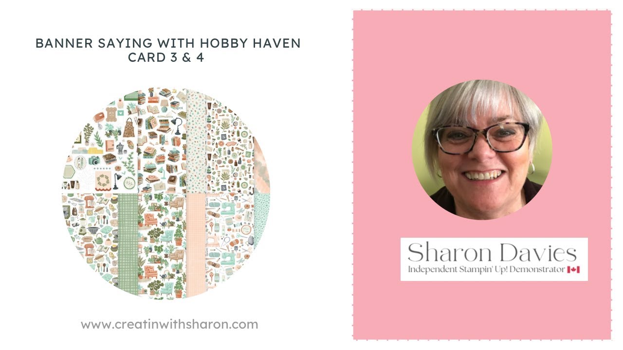 Banner Sayings with Hobby Haven Cards 3 & 4