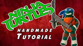 TMNT 2016 Toy.  Leonardo Handmade Tutorial.