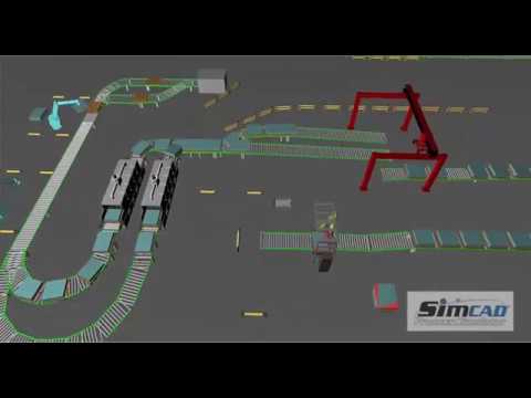 Simcad Pro Simulation Software - Conveyors, robots and automation simulation