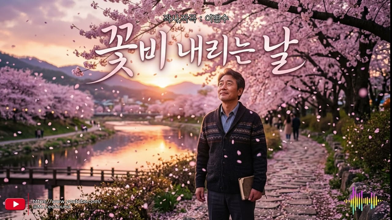 꽃비 내리는 날 / Mr Lee ai Studio #국내발라드모음 #suno #트로트 #ai음악 #카페음악