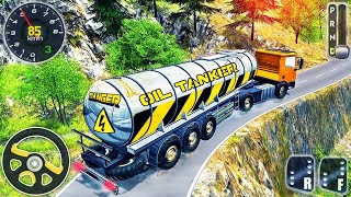 Offroad oil tanker truck transport game android simulator gameplay screenshot 5