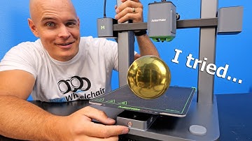 I tried 3D Printing with REAL GOLD......