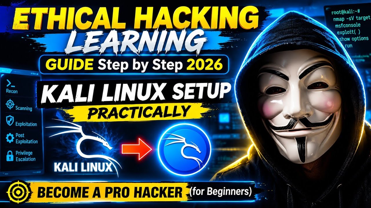 Ethical Hacking Setup for Beginners | How to Download and Install Kali ...