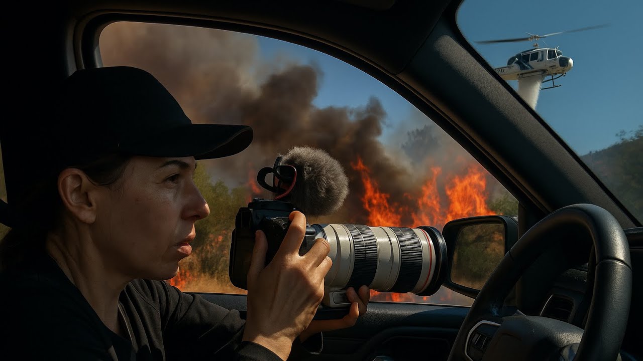 Я пытался снять пожарных с воздуха на втором по величине пожаре в Калифорнии в 2024 году — вот чт...