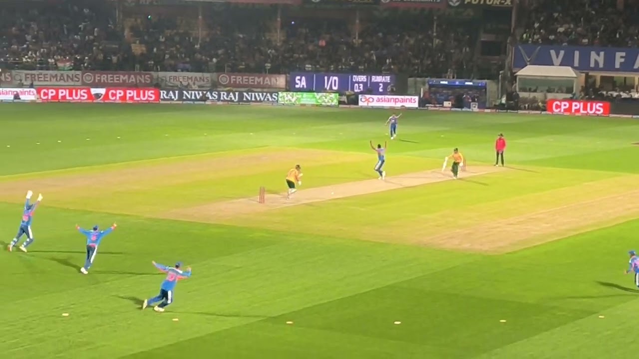 Wicket...India Rock's