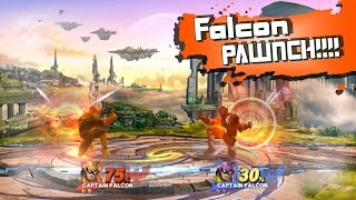 FALCON PUNCH ONLY matches on all 4 Super smash bros games!